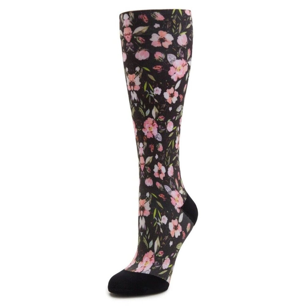 NWT Alegria Womens Floral Compression Socks Size L ($30)